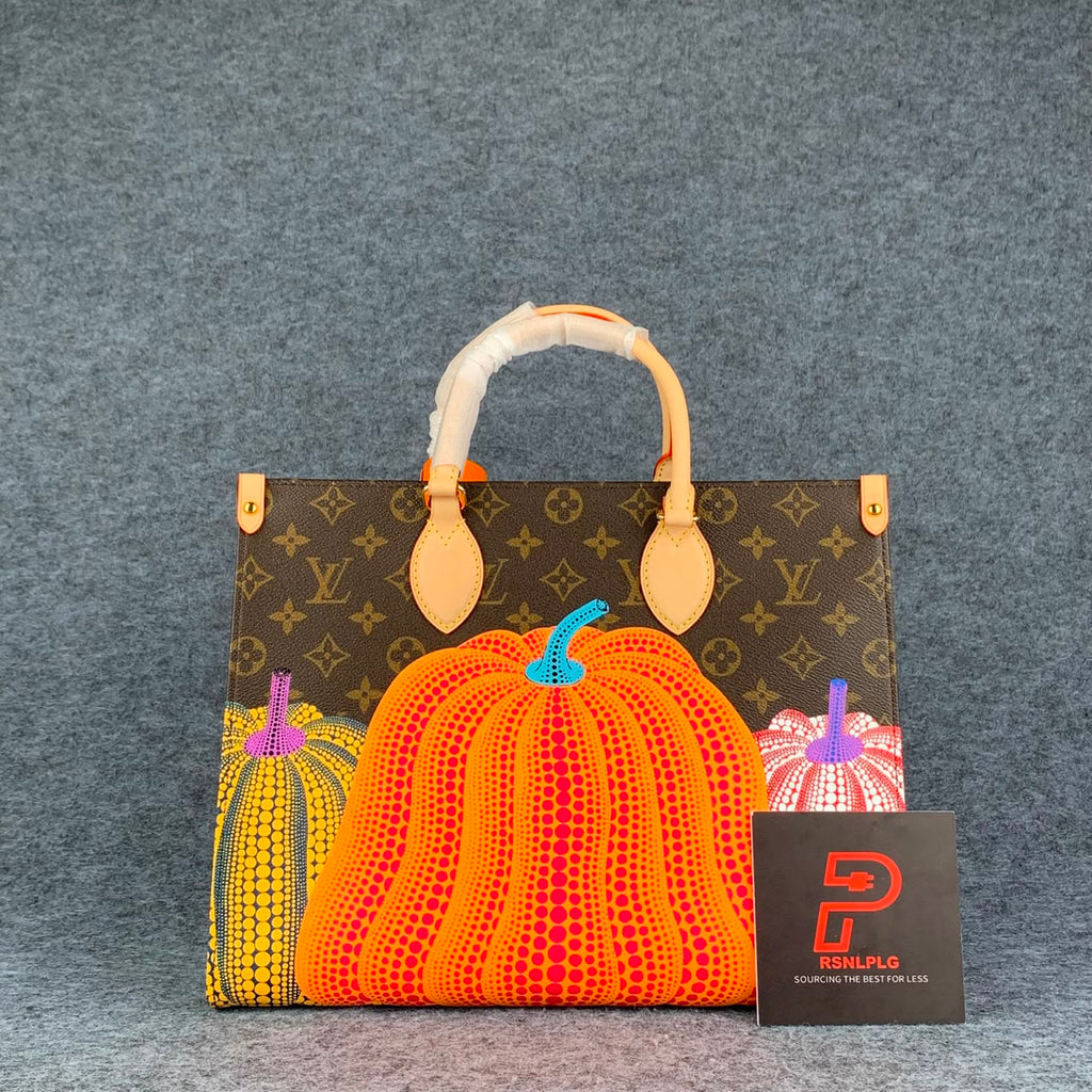 LV YK Onthego PM Pumpkin Print