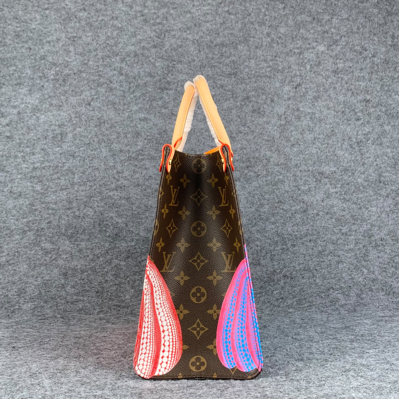LV YK Onthego PM Pumpkin Print