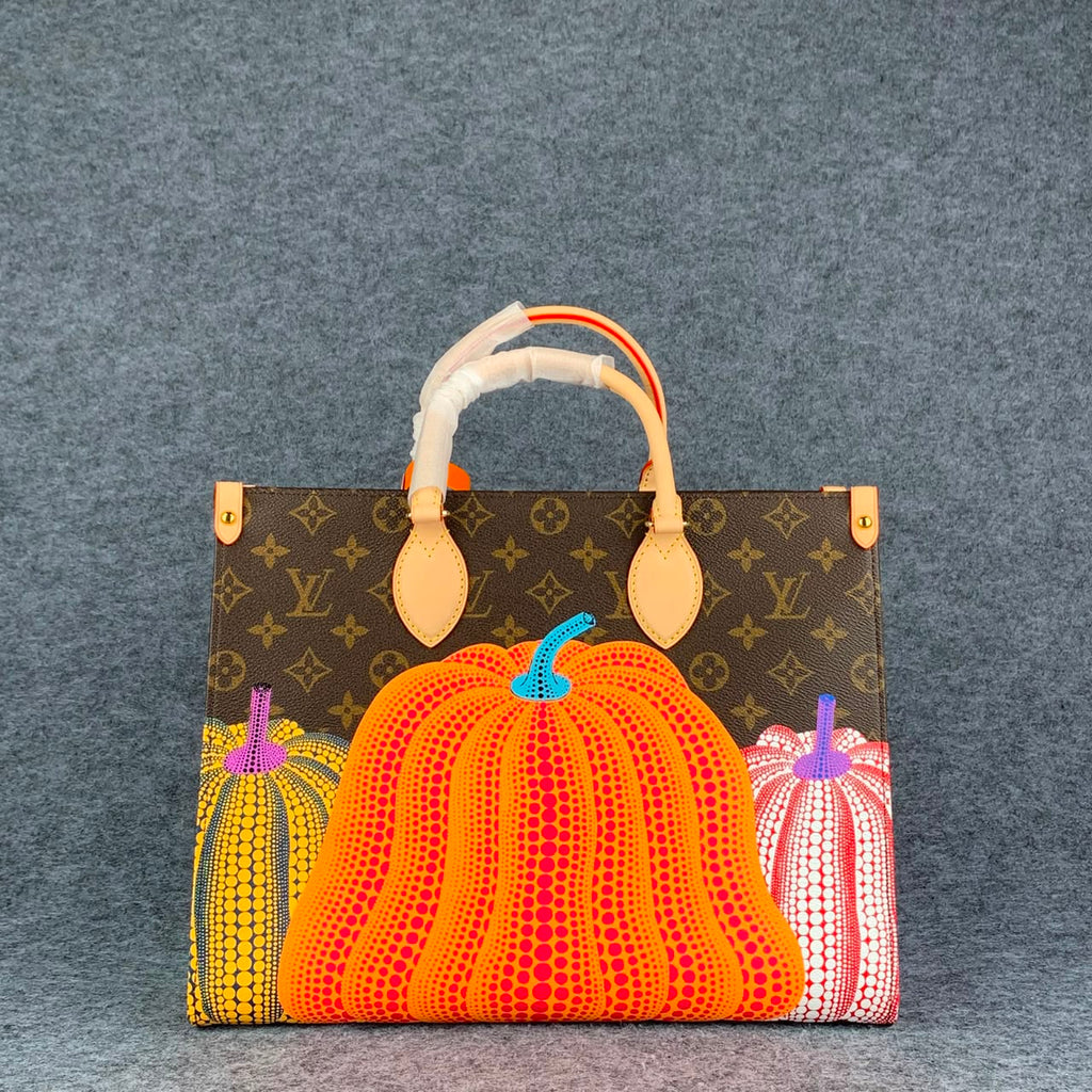 LV YK Onthego PM Pumpkin Print