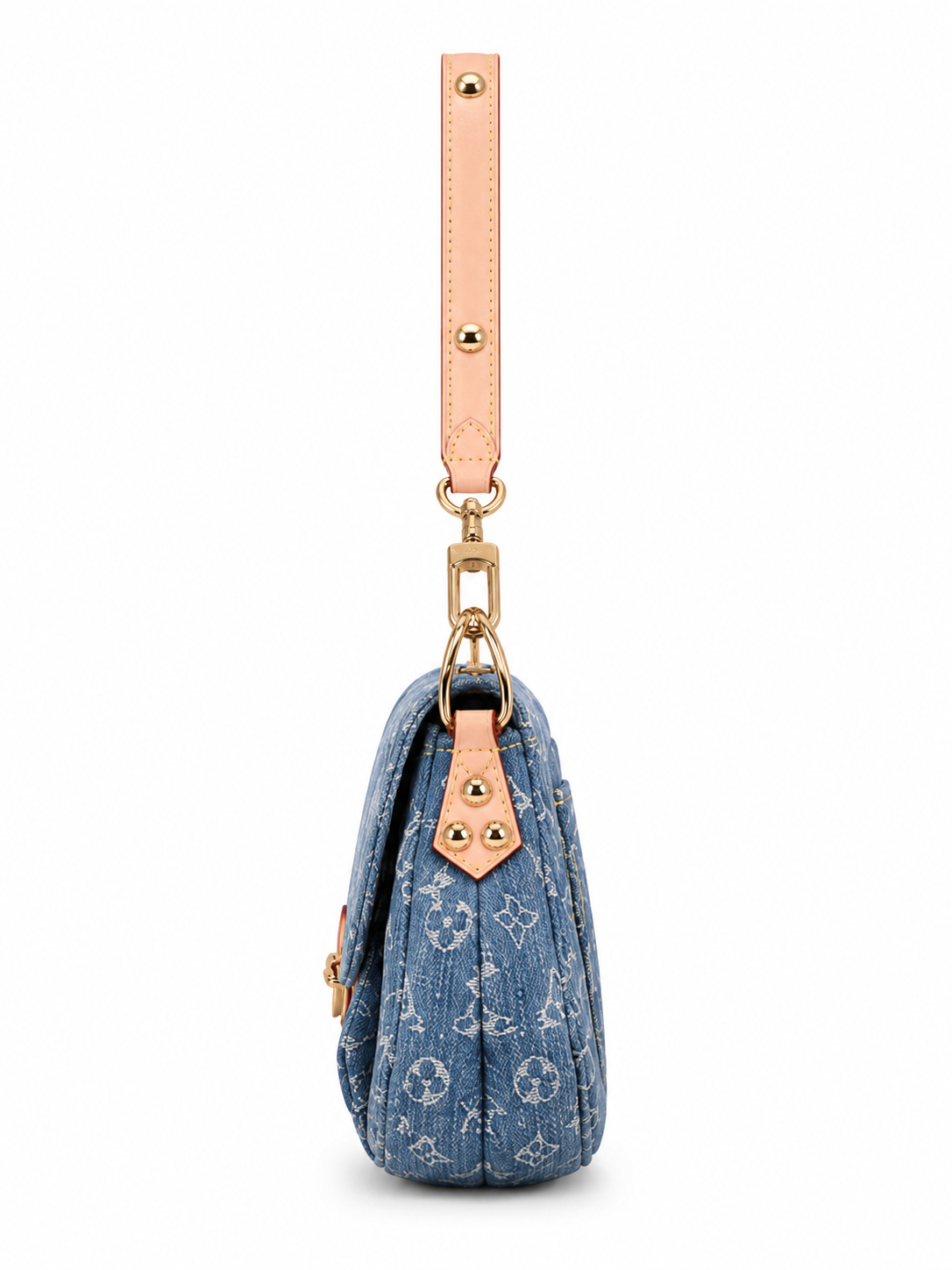 LV Pleaty Denim Shoulder Bag
