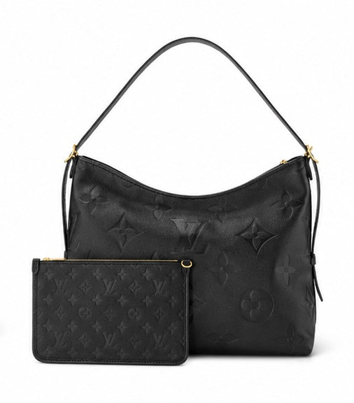 LV CarryAll MM Shoulder Bag-Black