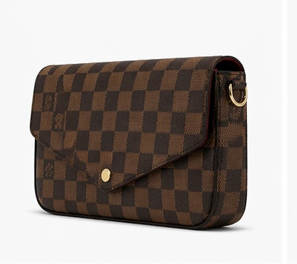 LV Pochette Félicie Shoulder Bag-Damier