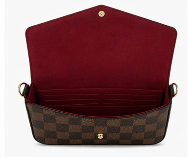 LV Pochette Félicie Shoulder Bag-Damier