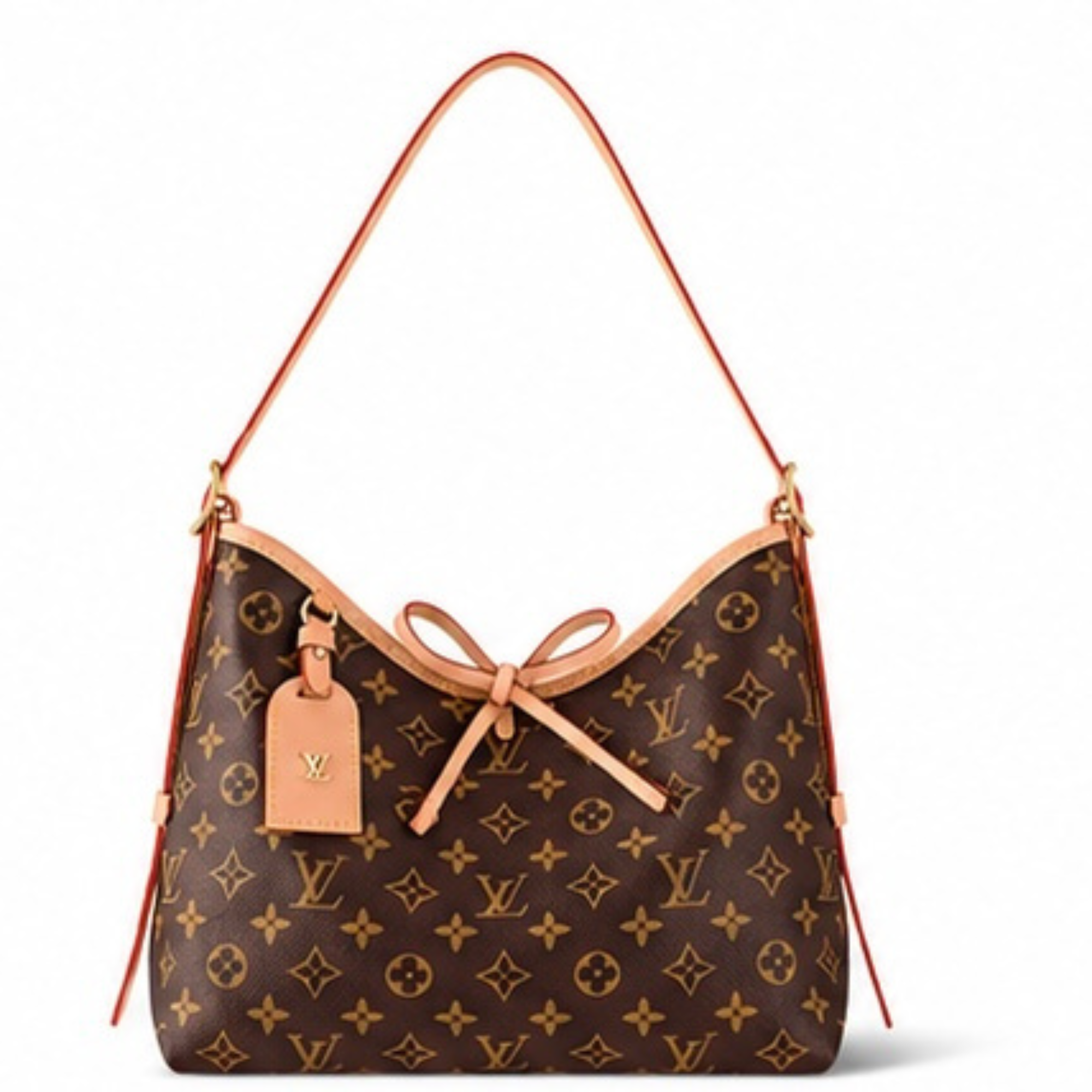 LV CarryAll MM Shoulder Bag-Brown