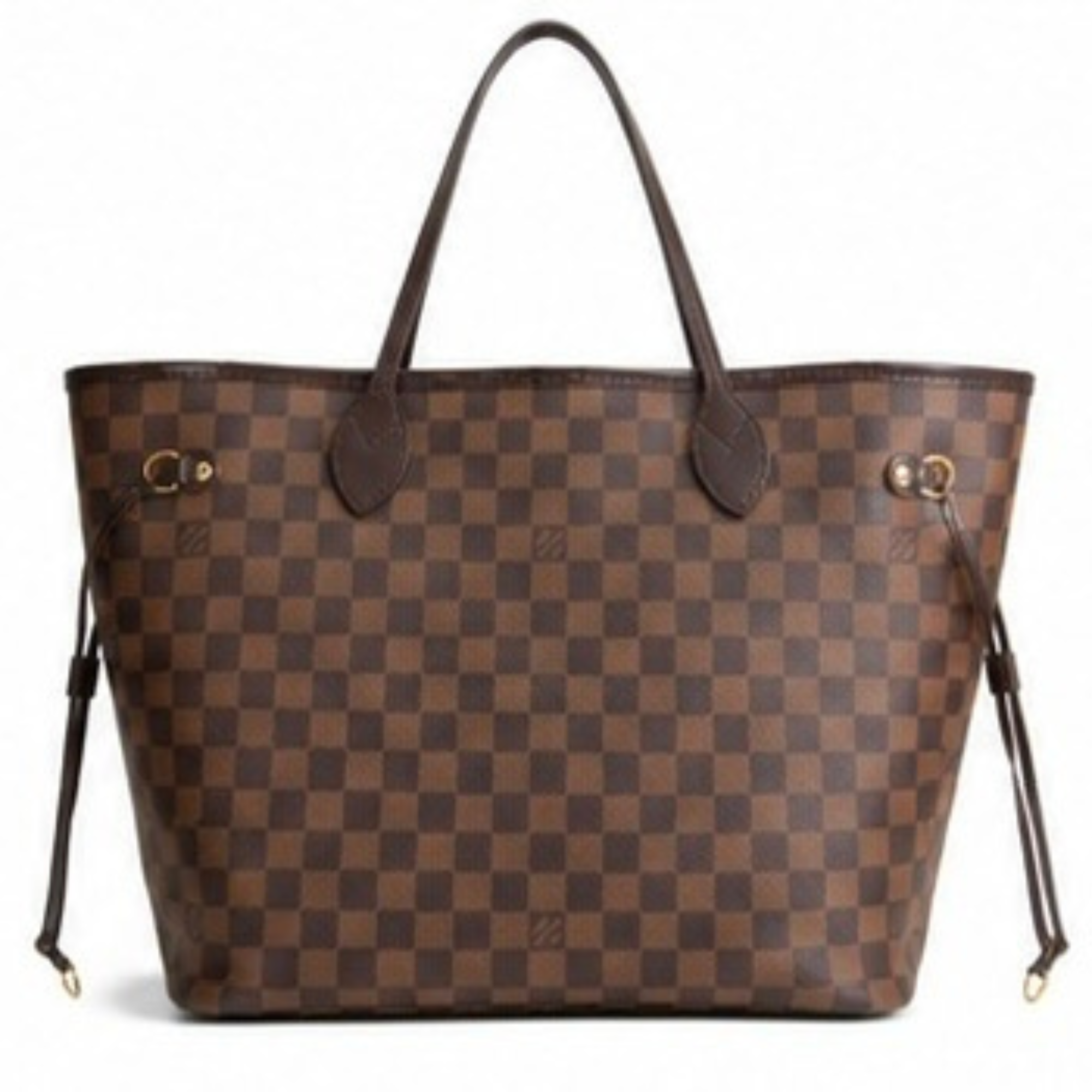 LV Neverfull MM Damier Ebene Tote Bag