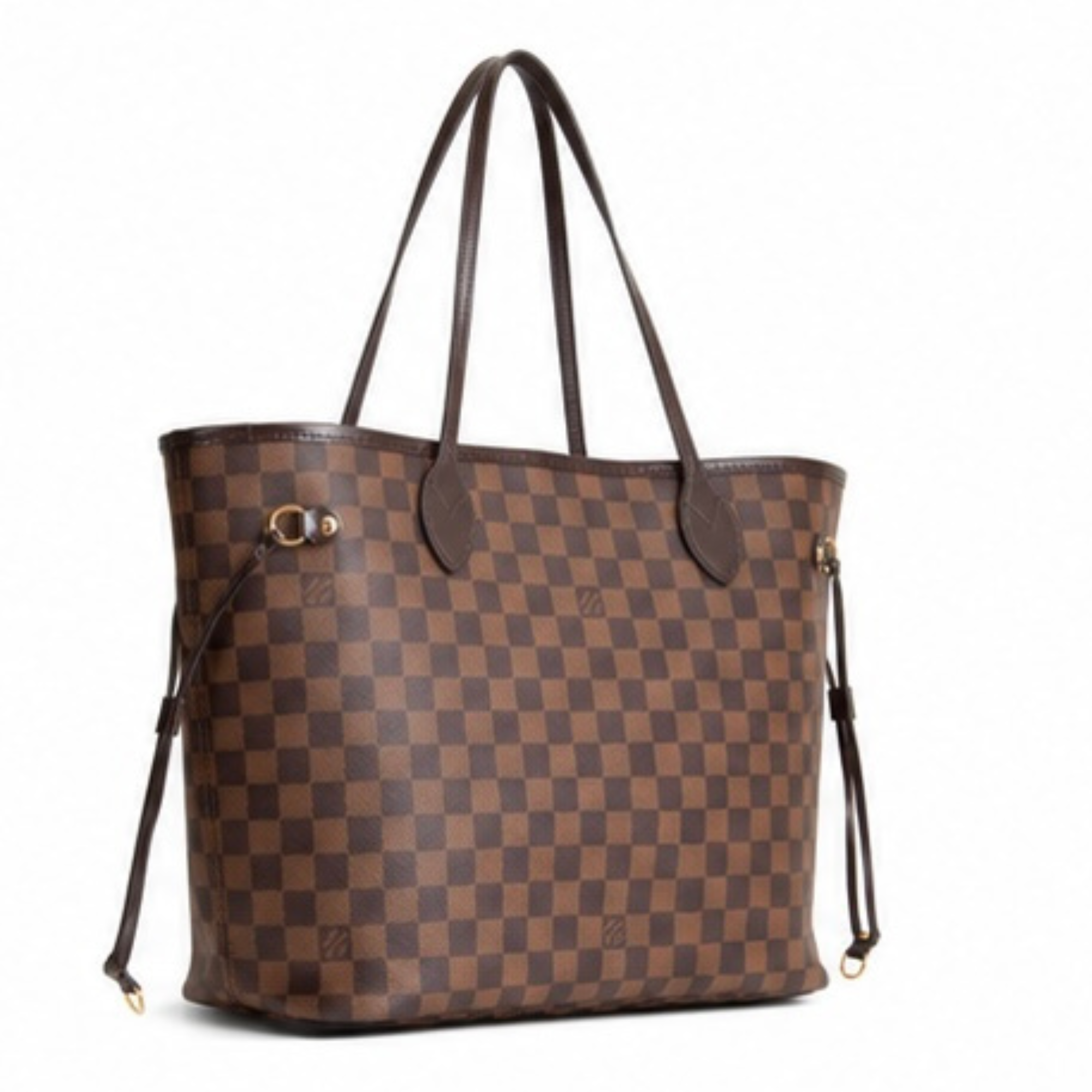 LV Neverfull MM Damier Ebene Tote Bag