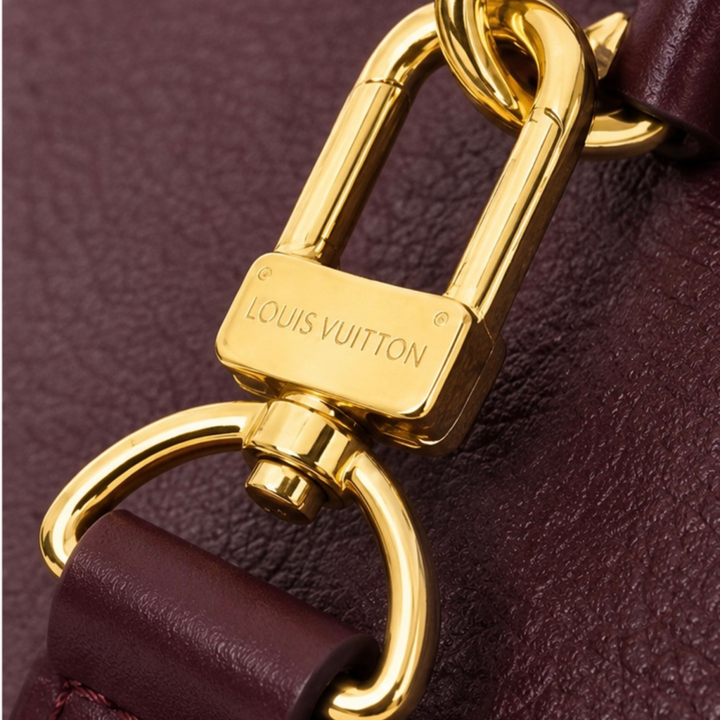 Louis Vuitton Cat Charm Speedy 30 Satchel-Burgundy