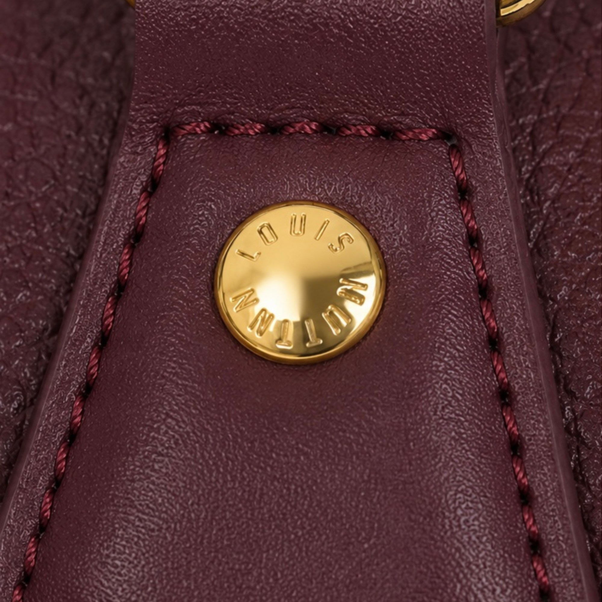 Louis Vuitton Cat Charm Speedy 30 Satchel-Burgundy