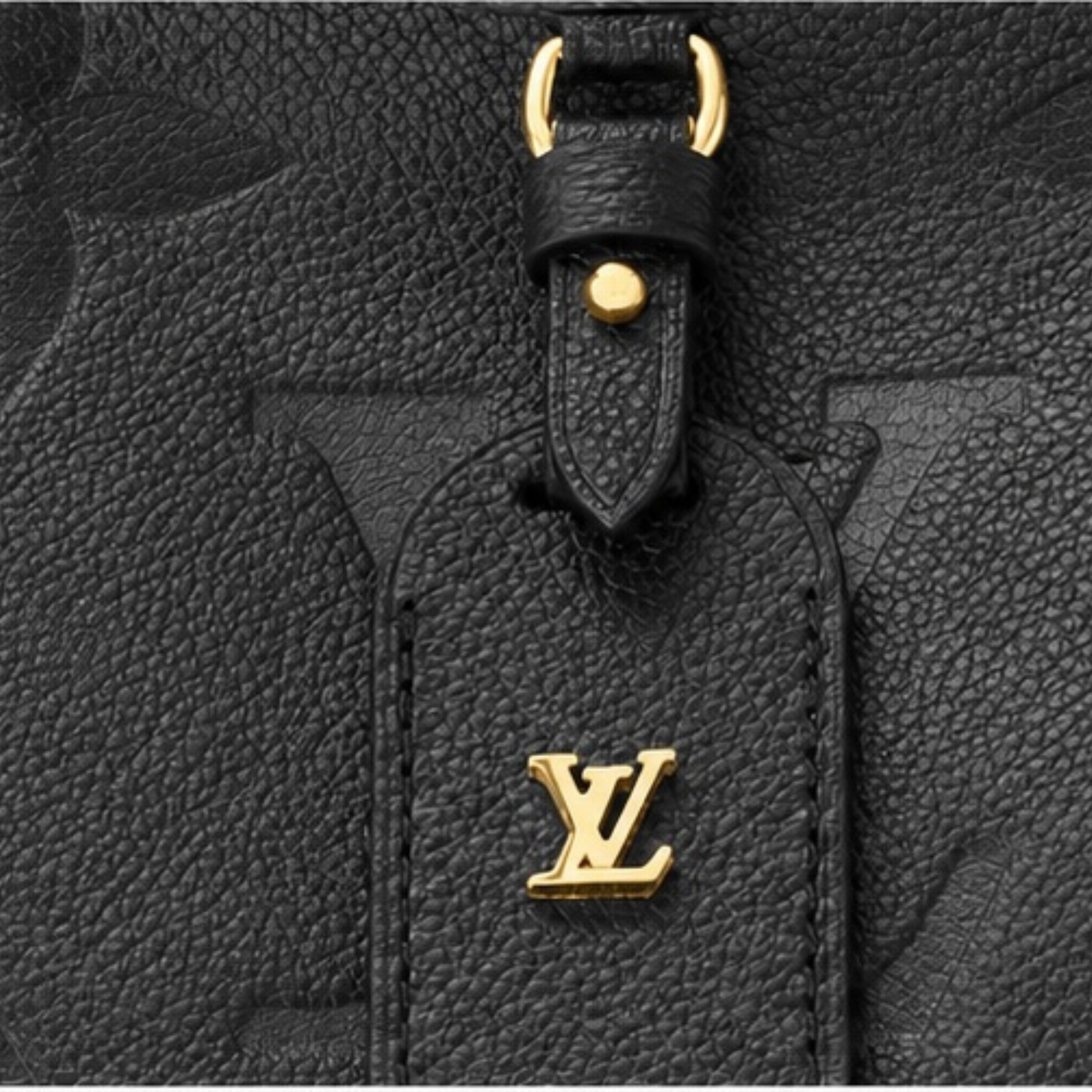 LV CarryAll MM Shoulder Bag-Black